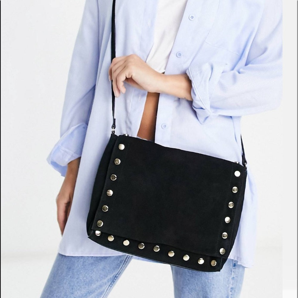 Urbancode Suede Studded Bag